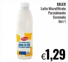 Selex - Latte Microfiltrato Parzialmente Scremato