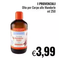 I Provenzali - Olio Per Corpo Alle Mandorle I Provenzali - Olio Per Corpo Alle Mandorle