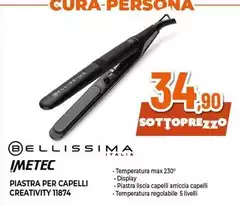 Imetec - Piastra Per Capelli Creativity 11874 Imetec - Piastra Per Capelli Creativity 11874