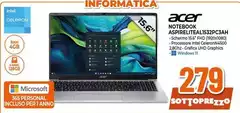 Acer - Notebook AspireliteAL1532PCSAH Acer - Notebook AspireliteAL1532PCSAH
