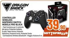 Control - ler Wireless Nintendo Switch Nebula Pro Black Control - ler Wireless Nintendo Switch Nebula Pro Black