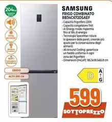 Samsung - Frigo Combinato RB34C672DSAEF Samsung - Frigo Combinato RB34C672DSAEF