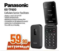 Panasonic - KX-TF600 Cellulare Senior Facilitato