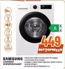 Samsung - Lavatrice WW10FGU34AEET