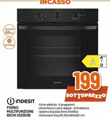 Indesit - Forno Multifunzione 60cm I0235hb Indesit - Forno Multifunzione 60cm I0235hb