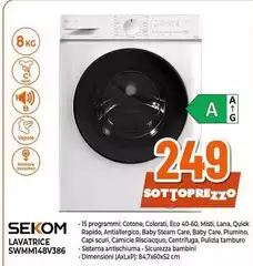 Sekom - Lavatrice SWMM148V386