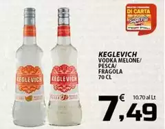 Keglevich - Vodka Melone/Pesca/Fragola Keglevich - Vodka Melone/Pesca/Fragola