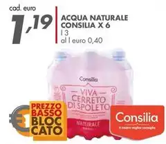 Consilia - Acqua Naturale X 6