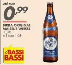Bassi - Birra Maisel's Weisse