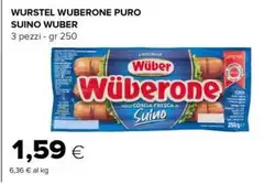 Wuber - Wurstel one Puro Suino