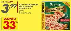 Buitoni - Pizza Margherita Bella Napoli Buitoni - Pizza Margherita Bella Napoli
