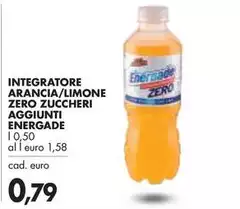 Energade - Integratore Arancia/Limone Zero Zuccheri Aggiunti