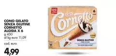 Algida - Cono Gelato Senza Glutine Cornetto