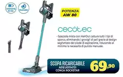 Cecotec - Scopa Ricaricabile A01EU01114731 Conga Rockstar Cecotec - Scopa Ricaricabile A01EU01114731 Conga Rockstar