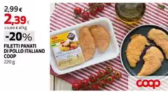 Coop - Filetti Panati Di Pollo Italiano