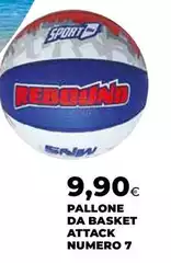 Pallone Da Basket Attack Numero 7 Pallone Da Basket Attack Numero 7