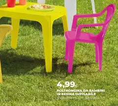 Poltroncina Da Bambini In Resina Impilabilie Poltroncina Da Bambini In Resina Impilabilie