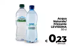 Levissima - Acqua Naturale/ Frizzante