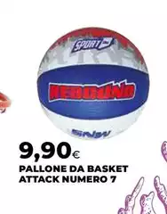 Pallone Da Basket Attack Numero 7 Pallone Da Basket Attack Numero 7