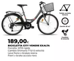 Bicicletta City Venere Exalta Bicicletta City Venere Exalta