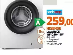 Hisense - Lavatrice WFIQ8041BW Hisense - Lavatrice WFIQ8041BW
