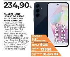 Samsung - Smartphone A35 5g Ds A356b 6+128 Awesome