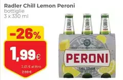 Peroni - Radler Chill Lemon Peroni - Radler Chill Lemon