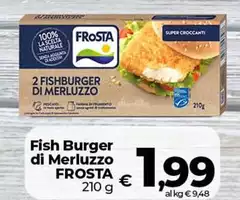 Frosta - Fish Burger Di Merluzzo Frosta - Fish Burger Di Merluzzo