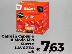 Lavazza - Caffè In Capsule A Modo Mio Suerte Lavazza - Caffè In Capsule A Modo Mio Suerte