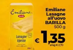 Barilla - Emiliane Lasagne All'Uovo
