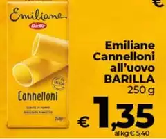 Barilla - Emiliane Cannelloni All'Uovo