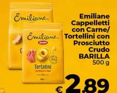 Barilla - Emiliane Cappelletti Con Carne/ Tortellini Con Prosciutto Crudo