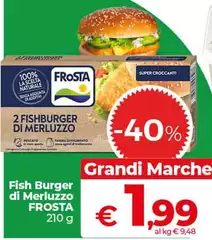 Frosta - Fish Burger Di Merluzzo Frosta - Fish Burger Di Merluzzo
