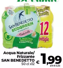 San Benedetto - Acqua Naturale/Frizzante