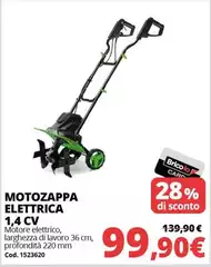 Motozappa Elettrica 1.4 Cv