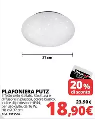 Cielo - Plafoniera Putz
