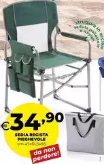 Sedia Registra Pieghevole Sedia Registra Pieghevole