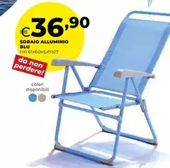 Sdraio Alluminio Blu Sdraio Alluminio Blu