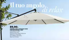 Ombrillon A Braccio Ecru Con Rotazione A 360 Ombrillon A Braccio Ecru Con Rotazione A 360