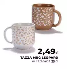 Tazza Mug Leopard Tazza Mug Leopard