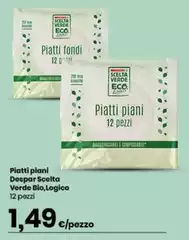 Despar - Piatti Piani Verde Bio, Logico