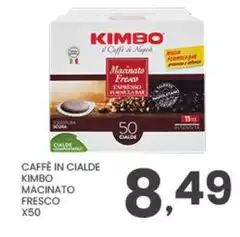 Kimbo - Caffè In Cialde Macinato Fresco Kimbo - Caffè In Cialde Macinato Fresco