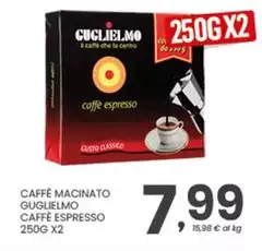 Guglielmo - Caffè Macinato Caffè Espresso