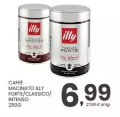 Illy - Caffè Macinato  Forte/Classico/Intenso