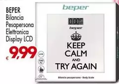 Beper - Bilancia Pesapersona Elettronica Display LCD Beper - Bilancia Pesapersona Elettronica Display LCD