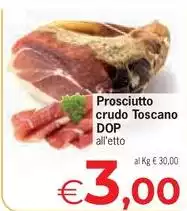 Prosciutto Crudo Toscano DOP