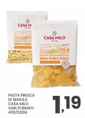 Casa milo - Pasta Fresca Di Semola Casa milo - Pasta Fresca Di Semola