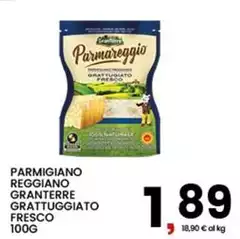 Parmareggio - Parmigiano Reggiano Granterre Grattuggiato Fresco