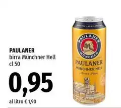 Paulaner - Birra Munchner Hell 