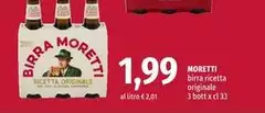Moretti - Birra Ricetta Originale 